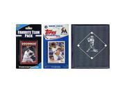 MLB Florida Marlins Licensed 2013 Topps® Team Set and Favorite Player Trading Cards Plus Storage Album