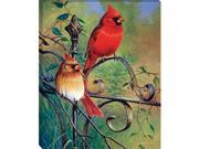 Tangletown Fine Art 3125 1822 Garden Visitors by Cynthie Fisher Wall Art Blue 18 x 22 x 1.5 in.