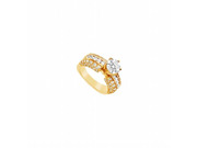 Fine Jewelry Vault UBJ2777Y14D 101RS7 Diamond Engagement Ring 14K Yellow Gold 2.75 CT Size 7