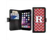 Coveroo Rutgers Sketchy Chevron Design on iPhone 6 Wallet Case
