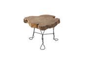 Benzara 47444 Unique And Nature Themed Wooden Table Stand 12 in. W