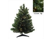 NorthLight 18 in. Pre Lit Natural Two Tone Pine Artificial Christmas Tree Clear Lights