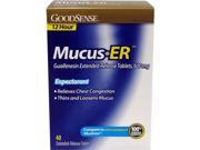 Good Sense 600 mg Mucus Er 12 Hours Guaifenesin Extended Release Tablets 40 Count Case of 24