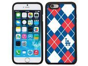Coveroo 875 6721 BK FBC LA Dodgers Argyle Design on iPhone 6 6s Guardian Case