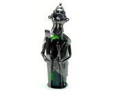 Three Star THREEZB630 Skier Wine Bottle Holder