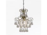 Elements 8693 1H Tiffany Mini Chandelier In Soft Gold