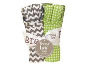 Trend Lab 101861 BOUQUET 4 PACK BIB PERFECTLY PREPPY