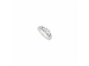 Fine Jewelry Vault UBLRBK27TT14D Diamond Five Stone Ring 1 CT Diamonds in 14K Two Tone White Yellow Gold Engagement Ring