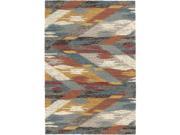 DynamicRugs MR46230636969 23063 Mehari Collection 3.11 x 5.7 in. Contemporary Rectangle Rug Multi Color