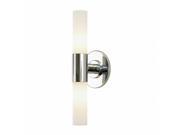 Elk Group International BV820 10 15 Double Cylinder Sconce With White Opal Glass Chrome Finish