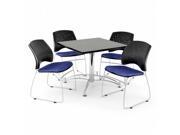 OFM PKG BRK 01 0057 Breakroom Package Featuring 42 in. Square Multi Purpose Table with Four Star Stack Chairs