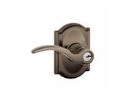 Schlage Lock 043156453450 Camelot Collection St. Annes Keyed Entry Lever Antique Pewter
