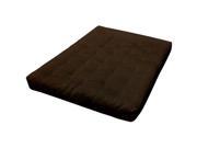 Gold Bond 616 8 in. Visco Classic Leather Mattress Full Size Dark Brown