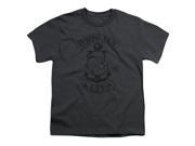 Trevco Popeye Strong Arm Mc Short Sleeve Youth 18 1 Tee Charcoal XL