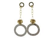 Dlux Jewels Two Tone Gold Rings Earrings