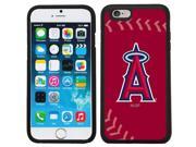 Coveroo 875 396 BK FBC LA Angels of Anaheim Stitch Design on iPhone 6 6s Guardian Case