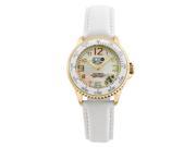 3H Italia L6WC 38mm Watch Women White And Gold Oceandiver