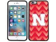 Coveroo 876 8846 BK FBC Nebraska Gradient Chevron Design on iPhone 6 Plus 6s Plus Guardian Case
