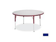 RAINBOW ACCENTS 6488JCA003 KYDZ ACTIVITY TABLE ROUND 36 in. DIAMETER 24 in. 31 in. HT GRAY BLUE