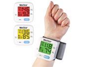 Complete Medical 4047 Wrist Blood Pressure Monitor Color Changing