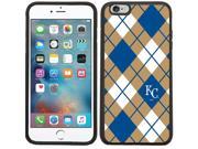 Coveroo 876 6719 BK FBC Kansas City Royals Argyle Design on iPhone 6 Plus 6s Plus Guardian Case