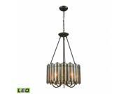 ELK Group International 72135 5 LED Lineage 5 Light LED Chandelier Oil Rubbed Bronze 30 x 18 x 18 in.