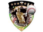Simba CSM402 3 in. Color Shield Medallion Baseball