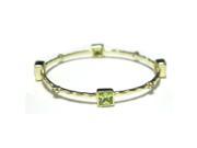 Dlux Jewels Green Banlge with Cubic Zirconia