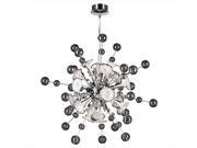 PLC Lighting 81385 PC Circus Chandeliers 16 Light Halogen 120V 35W in Polished Chrome
