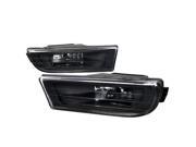 Spec D Tuning LF E3895JMOEM VS OEM Style Fog Lights for 95 to 01 BMW E38 Black 6 x 10 x 3 in.