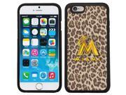 Coveroo 875 8502 BK FBC Miami Marlins Leopard Print Design on iPhone 6 6s Guardian Case