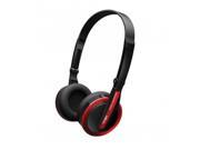 Coby CV145RED Folding Deep Bass Stereo Headphones Red