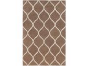 Artistic Weavers AWUB2151 576 Urban Cassidy Rectangle Hand Tufted Area Rug Brown 5 x 7 ft. 6 in.