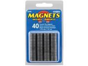 Master Magnetics 07048 Value Pack Ceramic Disc Magnets 40 Count 0.5 x 0.18 in.