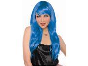 Amscan 397285.22 Glamourous Wig Marine Blue Pack of 3