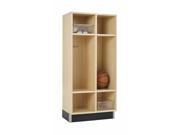 DWI BP 2415 51M 6 Openings Backpack Cabinet Maple