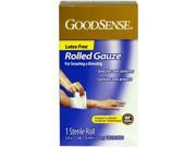 Good Sense 3 in. Rolled Gauze Sterile Roll Case of 24 2.5 yards