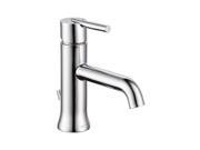 Delta Faucet 034449686273 Trinsic Single Handle Lavatory Faucet Metal Pop Up Polished Chrome
