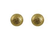 Dlux Jewels Gold Filled 12 Mlaser Ball Earrings