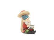NorthLight 10 in. High Tech Gnome with Tablet Solar Powered LED Lighted Outdoor Patio Garden Statue