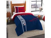 Northwest NOR 1MLB862000002RET Atlanta Braves MLB Twin Printed Comforter Sham Set 64 x 86