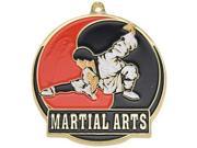 Simba HTM219G 2 in. High Tech Medallion Martial Arts Gold Pack of 25