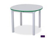 RAINBOW ACCENTS 56022JC004 ROUND TABLE 22 in. HIGH PURPLE