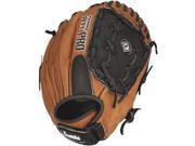 Franklin Sports 22552 12 in. Leather Baseball Glove Right Handed Thrower