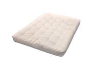 Gold Bond 707 8 in. All Cotton 21 x 39 in. Futon Mattress Natural