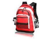 Natico Originals 60 BP 08RD Multi Pocket Travelers Backpack Red