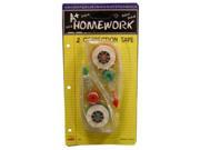 A HOMEWORK Correction Tape 2 pack Case of 48