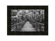 Tangletown Fine Art 3219L A Walk Into Tranquility by Mike Jones Wall Art Black White 32 x 44 x 2 in.