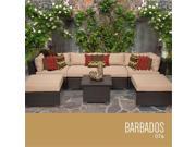 TKC Barbados 7 Piece Outdoor Wicker Patio Furniture Set