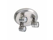 Jesco Lighting LT3109 ST 3 Light Fixture Die Cast With 50W Built In Electronic Transformers Satin Chrome